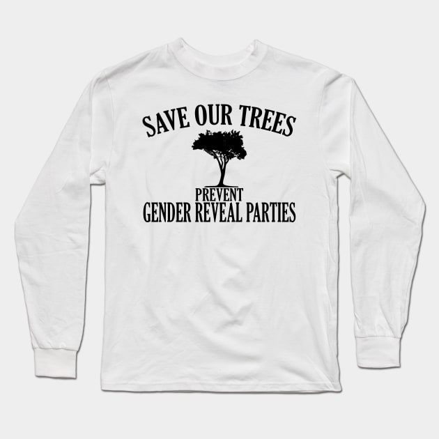 Prevent Gender Reveal Parties B2 Long Sleeve T-Shirt by giovanniiiii